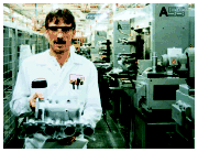 Staff Engineer Displays Manifold
