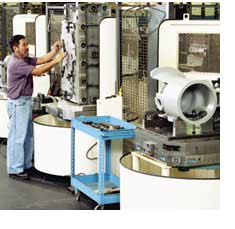 The Makino pallet system...