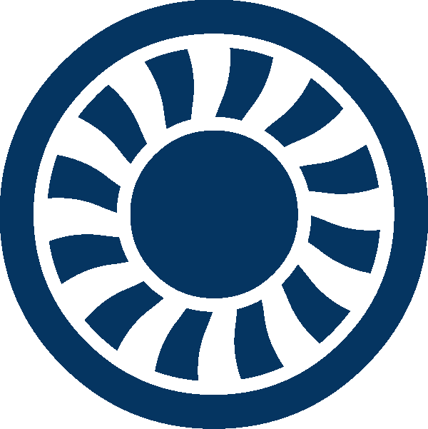 jet engine blue